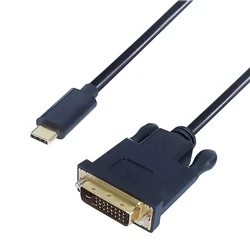 Image of Connekt Gear 2m USB 3.1 Connector Cable Type C male to DVI D 24+1