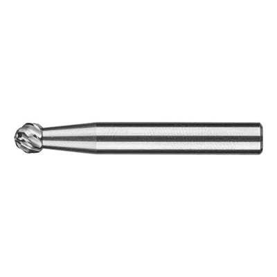 Image of PFERD HM milling bit, Ball Shape KUD, All Round Teeth, bit Diameter 6 mm, Shaft Length 45 21001005 for Versatile use on The Most Important industrially Used Materials