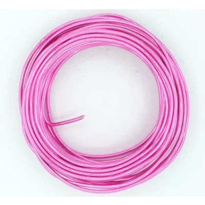 Image of celloexpress Aluminium Craft Wire 2.5mm x 10m (Diameter Length) 10 Guage (Hot Pink)