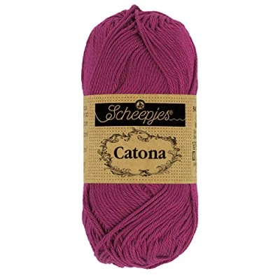Image of Scheepjes Catona 128 Tyrian Purple Yarn 1x50g