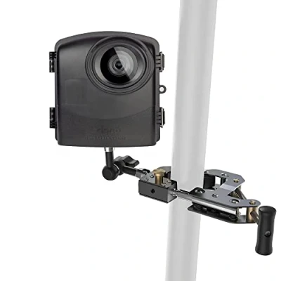 Image of Brinno BCC2000 Time Lapse camera with battery life of up to 1 year, ideal for building and outdoor safety, 1080P FHD includes elastic mount weather resistant enclosure, Black