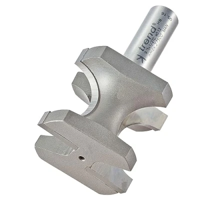 Image of Trend Professional Small Bead Radius Router Cutter, 1/2 Inch Shank, 42.9mm Cut Diameter, 25.4mm Length, 12.7mm Radius, 9/5X1/2TC