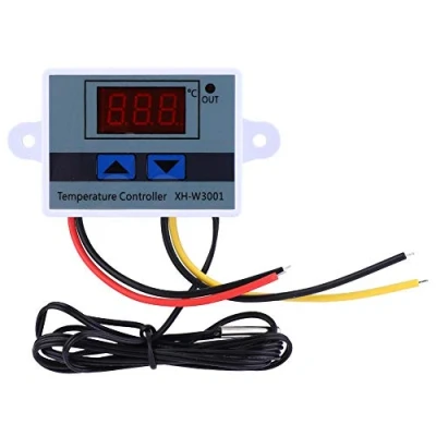 Image of Digital Temperature Controller, Controller DC 12V 120W Thermostat Switch with Waterproof Sensor Probe
