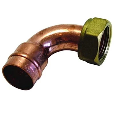 Image of 15mm x 1/2 Inch Solder Ring Bent Tap Connector