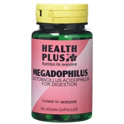 Image of Health Plus Megadophilus 1 Billion + Probiotic Digestive Supplement 60 Capsules
