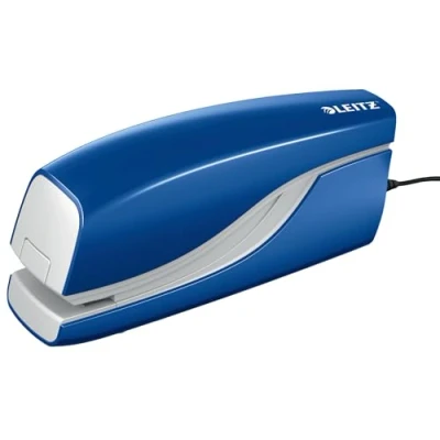 Image of Leitz NeXXt Series Electric Stapler for up to 10 sheets of Paper, Mains Powered, Blue, 55320035