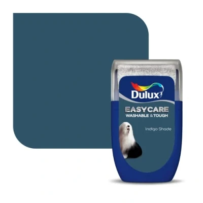 Image of Dulux Easycare Washable &amp; Tough Tester Paint Indigo Shade 30ML