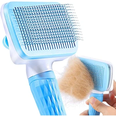 Image of ACE2ACE Slicker Dog Comb Brush, Cat Hair Pet Grooming Daily Use to Clean Loose Fur &amp; Dirt, Great for Dogs and Cats With Medium Long