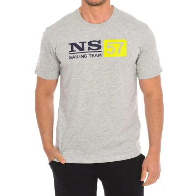Image of North Sails Mens Short sleeve t shirt 9024050 man Grey Size Large