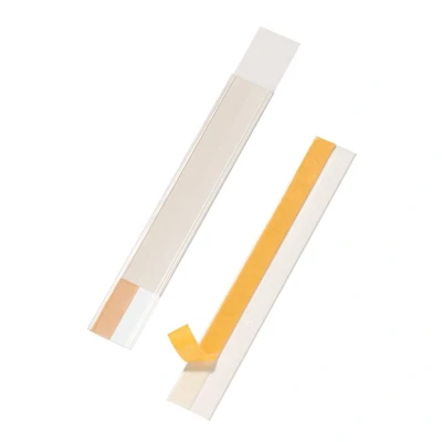 Image of Durable 802519 SCANFIX Self Adhesive Scannable EPOS Ticket Holder Strip 200 x 40 mm Pack of 50
