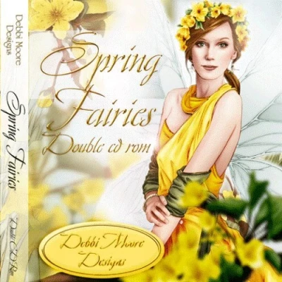 Image of Debbi Moore Designs Spring Fairies Double CD Rom (295088)