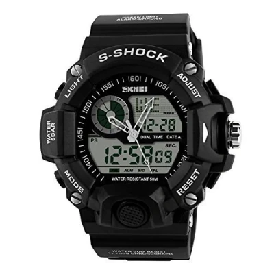 Image of SKMEI 1029 Quartz Digital Dual Time Waterproof Watches Fashion Man Sports Military Army
