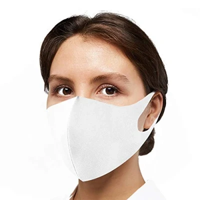 Image of Generise Reusable Face Mask Stylish x10 Polyurethane Breathable Washable Unisex (White)