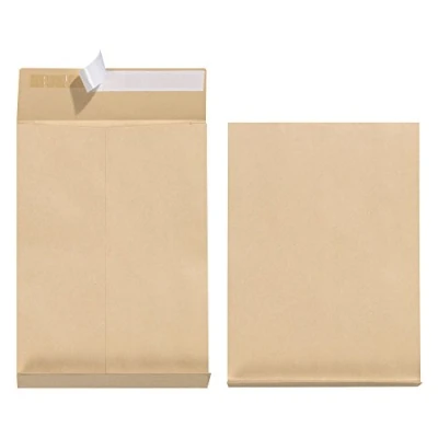Image of Herlitz A4 Manilla Gusset Envelopes 130 g 25 x 35.3 cm Pack of Brown