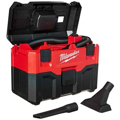 Image of Milwaukee 0880 20, Cordless Lithium Ion Wet/Dry Vacuum Cleaner, Red, 0 W, 2 gallons, 82 Decibeles
