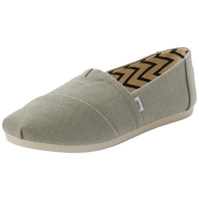 Image of TOMS Women&#039;s Alpargata Loafer Flat, Clay Heritage Canvas, 5 UK