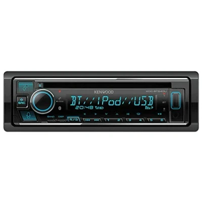 Image of Kenwood KDC BT640U CD/USB Receiver with Bluetooth built in, Spotify &amp; Amazon Alexa ready , Black