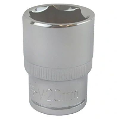 Image of 20mm 1/2&quot; Drive Shallow Metric Socket Single Hex / 6 Sided Bergen