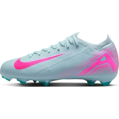 Image of Nike Performance ZM Vapor 16 PRO Unisex Football boots firm ground for kids, Size: 3.5, Ocean cube/pink blast shoes
