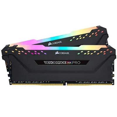 Image of Corsair CMW32GX4M2A2666C16 Vengeance RGB PRO 32 GB (2 x 16 GB) DDR4 2666 MHz C16 XMP 2.0 Enthusiast LED Illuminated Memory Kit Black