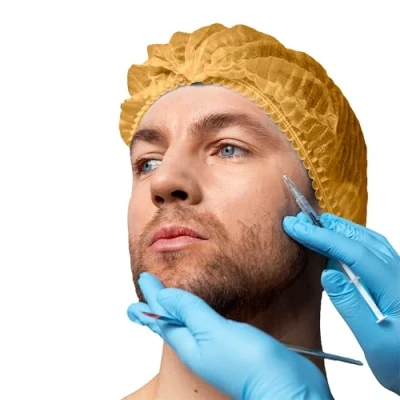 Image of SUPERGUARD GB Hair Nets for Catering Premium Disposable Mob Caps Kitchen Net Cover Double Stitched (Pack of 100) (Orange)