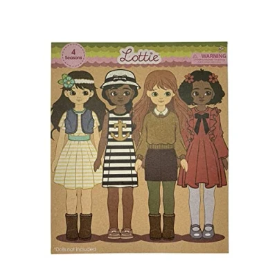 Image of Lottie 4 Seasons Multipack Outfits Toys for Girls and Boys Doll Accessories Gifts 3 5 6 7 8 Year Old Small 7.5 inch