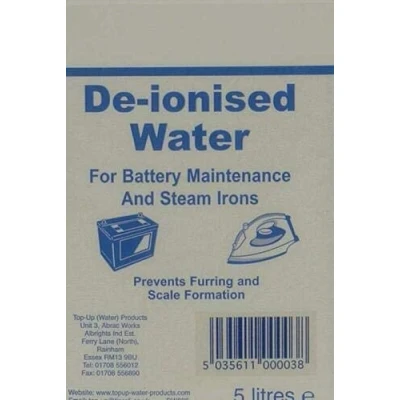 Image of Finchley De ionised Water 5L (Liter) Value Pack x 3 (15 Litres)