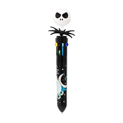 Image of Grupo Erik Disney Pen The Nightmare Before Christmas 10 in 1 Ballpoint with 3D Jack Skellington Topper Gifts