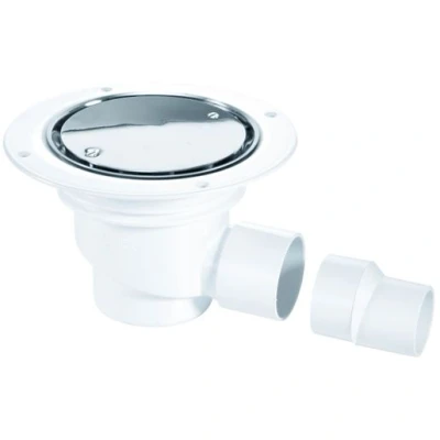 Image of McAlpine Polished Stainless Steel Shower Gully 50mm X 130mm Tsg1Ss
