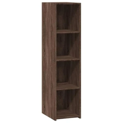 Image of vidaXL Highboard Brown Oak 30x41x124 cm Engineered Wood
