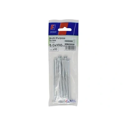 Image of Forgefix Multi Purpose Pozi Screw Csk ST Zp 5.0 x 100mm Forge (Pack of 10)