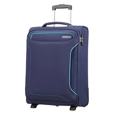 Image of American Tourister Holiday Heat Spinner Hand Luggage, 55 cm, 38 L, Blue (Navy)