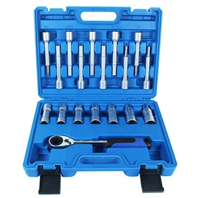Image of 18pcs Suspension Shock Absorber Strut Nut Removal Tool Socket Kit