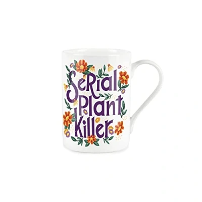 Image of Purely Home Serial Plant Killer Mug Fine Bone China Style White Coffee/Tea Present Gift