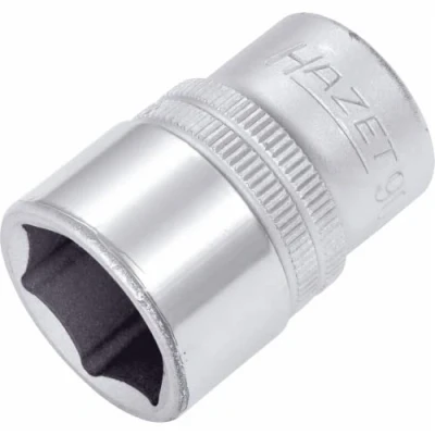 Image of 46804800000, 530047, ASE46804800000, VAG530047 Socket HAZET 900 19 DIN3124, ISO2725 1 Chrome Vanadium Steel Knurled