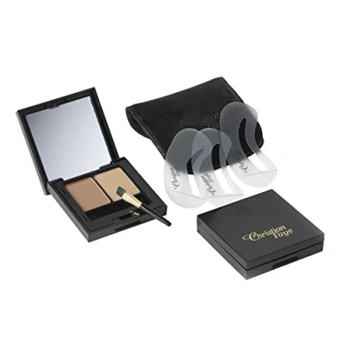 Image of Christian Faye Eyebrow Natural Kit, Brown/Taupe Pack of 2