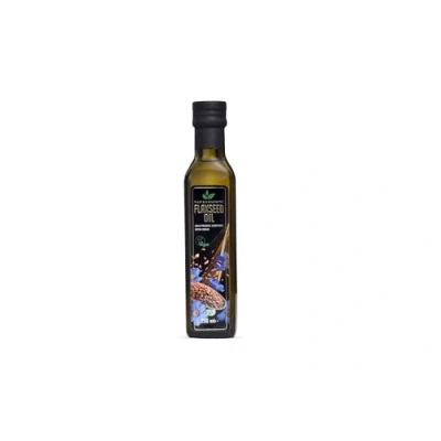 Image of Natura Harmony 100% pure Flaxseed oil (250 ml) rich in Omega 3 and 6 Cold pressed unrefined Vegan Ideal for salads, skin care healthy living