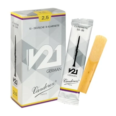Image of Vandoren reed Bb clarinet German V21 gauge: 2 1/2