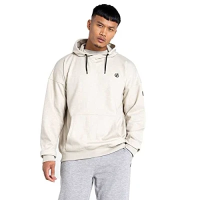 Image of Dare2b Distinctly Mens Hoodie urban style with drawcord adjuster and front kangaroo pocket back graphic print