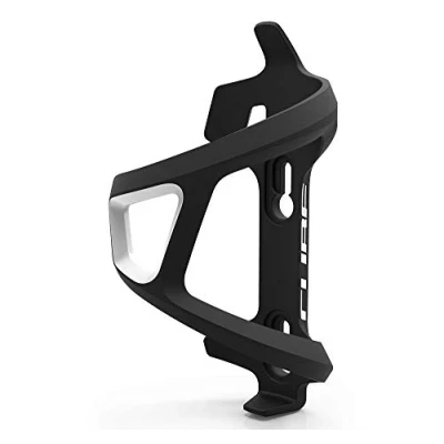 Image of Cube HPP Side Loading Cycling Bottle Cage Black/White, Left Sided Loading/Bicycle Cycle Biking Bike Ride Mountain Road Water Drink Flask Bidon Lightweight Bracket Mount Holder Carrier HPA HPC