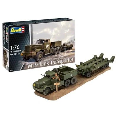 Image of Revell 03364 M19 Tank Transporter 1:72 Scale Unbuilt/Unpainted Plastic Model Kit
