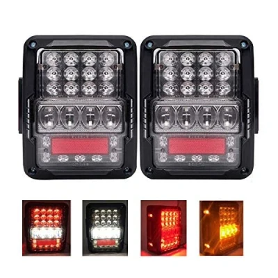 Image of SXMA LED Tail Light Brake Reverse Lights for Wrangler JK JKU 2007 2017 Euro Version