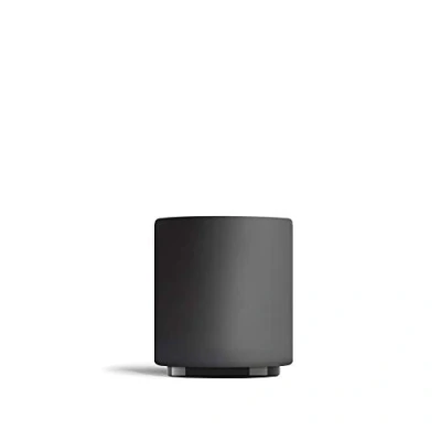 Image of Fellow Monty Milk Art Cups Double Wall Ceramic Cortado Mug, Matte Black with Graphite Base, 4.5 oz Cup