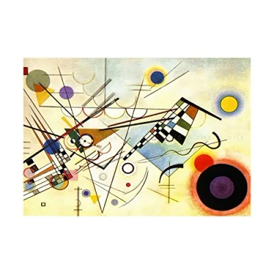 Image of Wee Blue Coo Kandinsky Composition VIII Wall Art Print