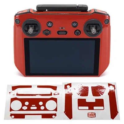 Image of WRAPGRADE Skin Stickers for DJI RC PRO (SUPER RED)