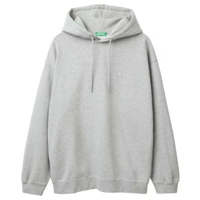 Image of United Colors of Benetton Men&#039;s Shirt C/CAPP. m/l 342zu201k Hooded Sweatshirt, Grey, XL