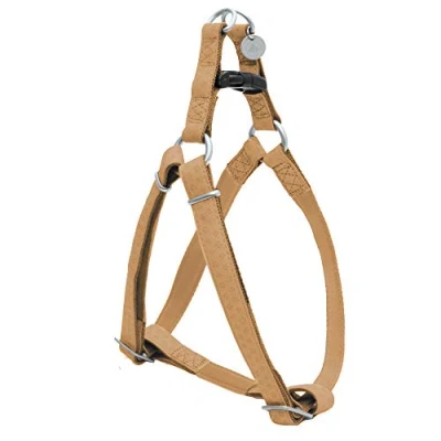 Image of Croci My Lord Leatherette Adjustable Bib, 25 40 mm x 10 mm, Beige