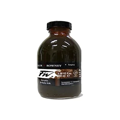 Image of Fw Acrylic Artists Ink 6Oz Sepia