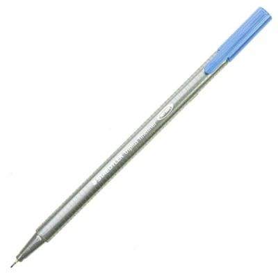 Image of Staedtler Triplus Fineline 334 Superfine Tip 0.3 mm blue, grey