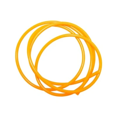 Image of LAVMHAB Silicone Tubing 4mm ID x 7mm OD 3m (9.8FT), Flexible Tube for Water Air Pump (Orange)